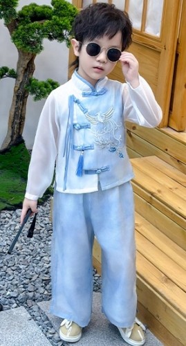 薄款男童漢服 / 兒童唐裝 / 演出服