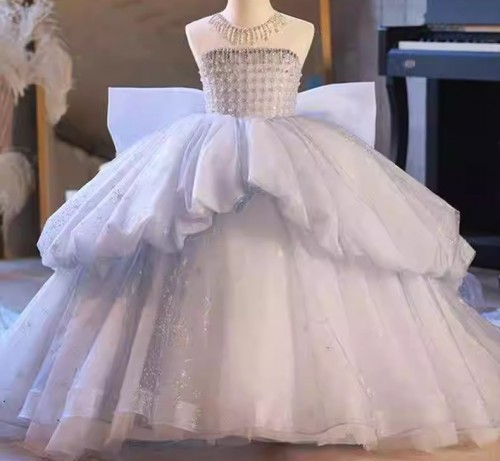 女童婚紗 / 女童公主裙 / 主持人服 / 禮服裙 / 演出服 ( 拖尾款 )