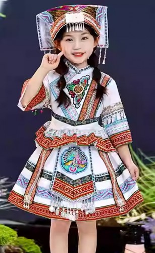 女童哈尼民族服 / 演出服