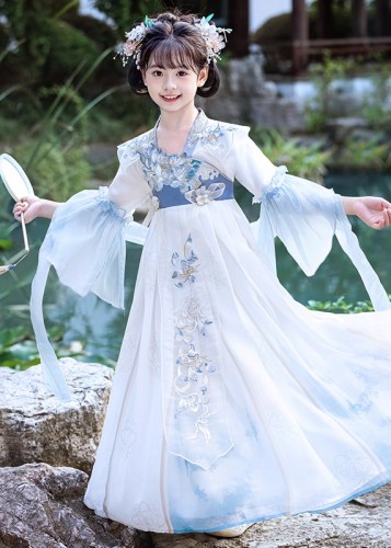 夏季女童漢服 / 兒童古裝公主裙