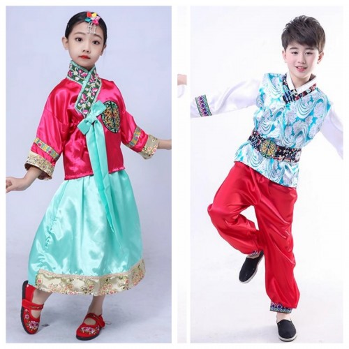 兒童朝鮮服 / 兒童少數民族服 / 表演服