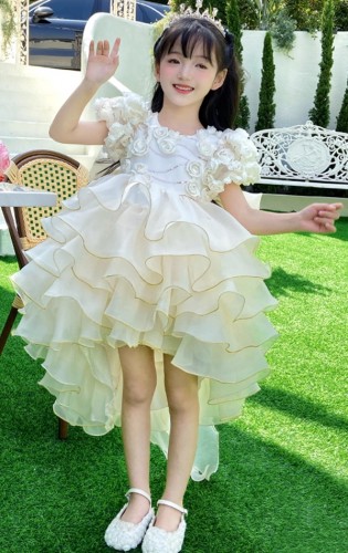 秋冬女童長袖婚紗 / 花女裙 / 女童公主裙 / 表演服