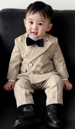 秋冬男童英倫西裝 / 花仔服 / 主持人服 / 宴會服 / 演出服 ( 五件套 )