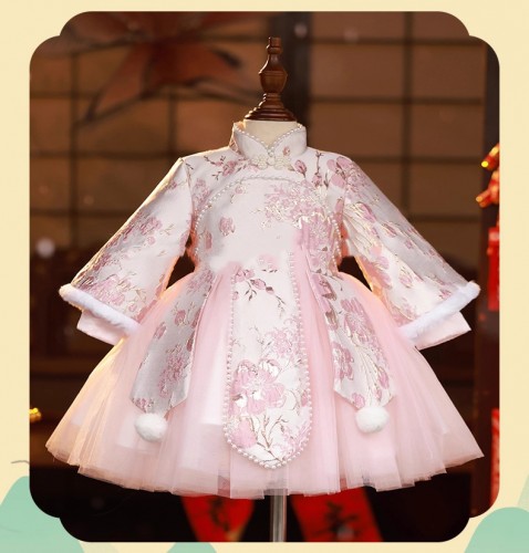 秋冬女童唐裝 / 拜年服 