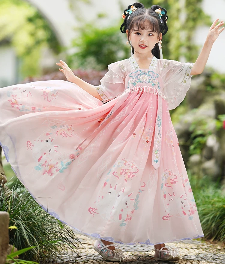 女童漢服 / 女童唐裝 / 演岀服