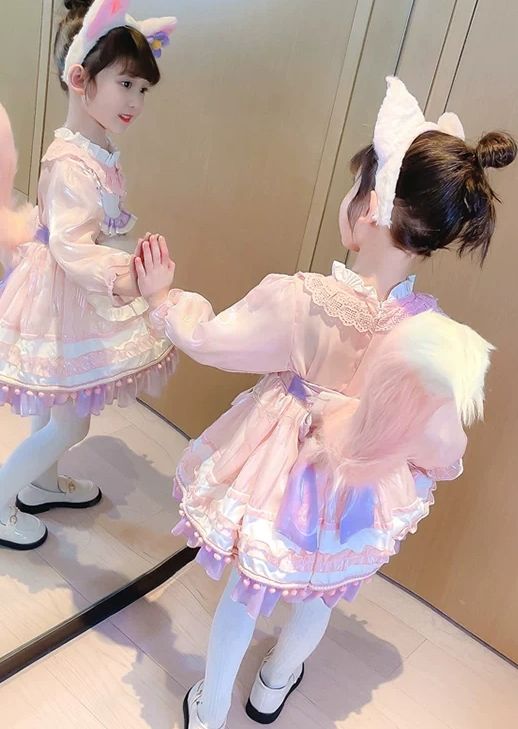 秋冬女童蓬蓬公主裙 / 禮服裙