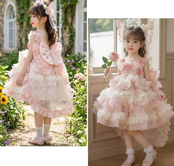夏季女童蓬蓬公主裙  / 禮服裙
