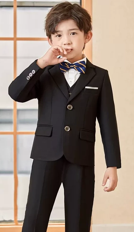 秋季兒童英倫西裝 / 花仔服 / 主持人服 / 宴會禮服 / 演出服 ( 4件套 )