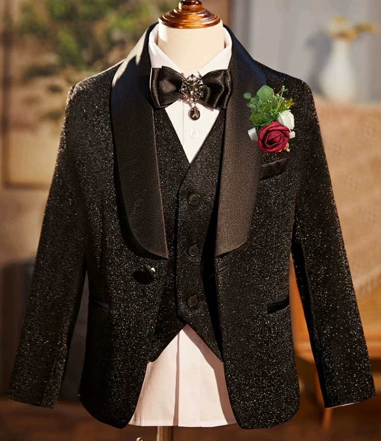 兒童西裝 / 男童西服 / 主持人服 / 演出服 ( 4件套 )