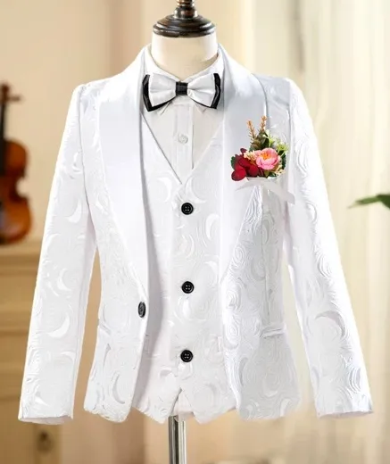 男童西装 / 男童西服 / 主持人服 / 宴会礼服 / 演出服 ( 五件套 )