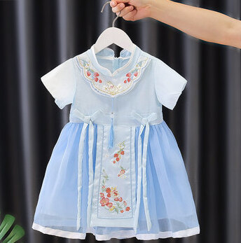 夏裝女童漢服 / 兒童古裝襦裙