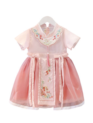 夏裝女童漢服 / 兒童古裝襦裙