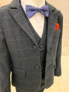 韓版兒童翻領西裝西服 / 男童禮服 / 花仔服 (六件套)