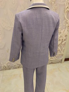 韓版英倫兒童西裝 / 男童禮服  / 花仔服 ( 暗格款 )