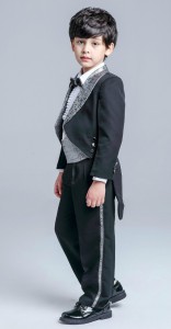 兒童英倫燕尾西裝 /兒童西服 / 演出服 / 男童禮服  / 花童服