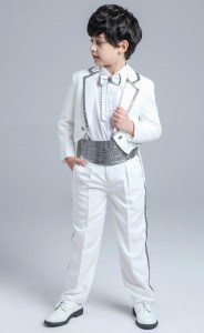 兒童英倫燕尾西裝 /兒童西服 / 演出服 / 男童禮服  / 花童服