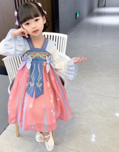兒童秋季唐裝 / 女童中國風漢服 / 表演服