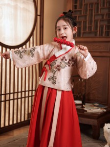 秋冬款儿童汉服 / 女童古装 / 女童唐装 / 拜年服