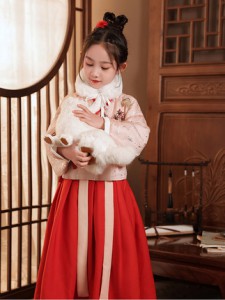 秋冬款兒童漢服 / 女童古裝 / 女童唐裝 / 拜年服