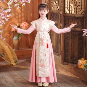 春秋款女童汉服 / 女童古装 / 演出服