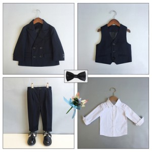 春秋男童英倫西服套裝 / 花童服 / 兒童西裝