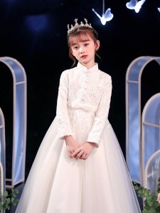 秋冬女童婚紗 /女童公主紗裙 / 花女裙 / 演出服