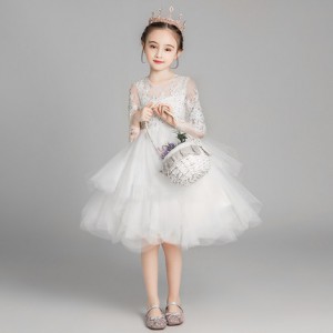 女童婚纱 / 女童公主裙 / 花女裙 / 女童蓬蓬纱裙 / 主持人服 (短款)