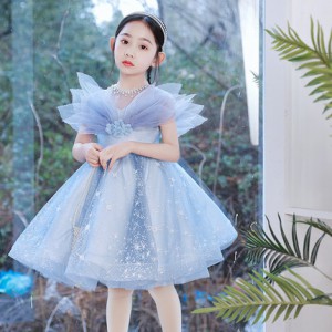 女童短袖公主裙 / 花女裙 / 主持人演出服