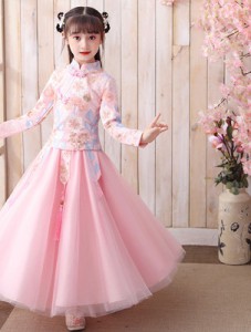 春秋款女童漢服 / 兒童唐裝 /  女童古裝 / 演出服