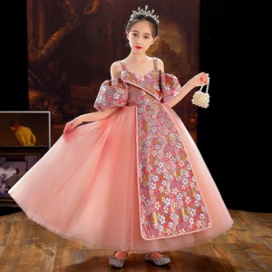 女童蓬蓬紗裙 / 花女裙 / 兒童公主裙 / 表演服