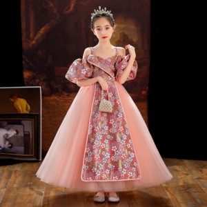 女童蓬蓬紗裙 / 花女裙 / 兒童公主裙 / 表演服