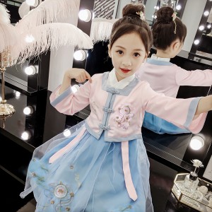 秋裝女童襦裙 / 女童漢服 / 女童古裝兩件套