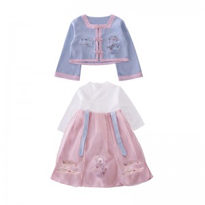 秋裝女童襦裙 / 女童漢服 / 女童古裝兩件套