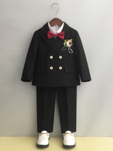 男童英倫西裝 / 兒童西服套裝 / 花仔服 / 演出服  ( 四件套 )
