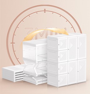 家用免安裝塑料衣櫃 / 簡易組裝收納櫃  (15格)