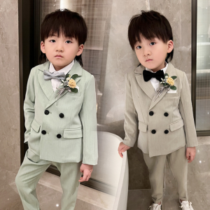 秋冬儿童西装 / 男童西服套装 / 花仔服 / 宴会礼服 / 演出服  (四件套)