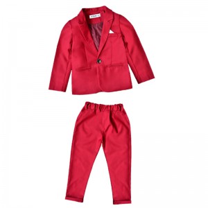 春秋款兒童英倫西裝 / 男童禮服 / 演出服 (三件套)
