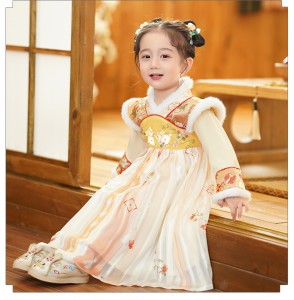 冬款女童汉服 / 女童拜年服  (兔仔款 )