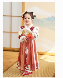 冬款女童漢服 / 女童拜年服  (兔仔款 )