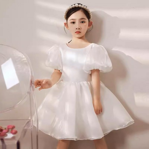夏季兒童公主蓬蓬裙/女童禮服/主持人服/演出服