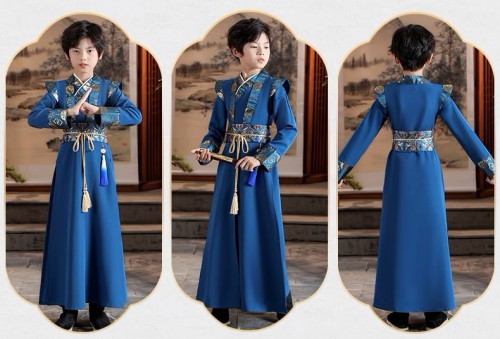 兒童漢服/ 男童唐裝 / 演出服 (長袖款)