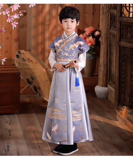 秋季男童汉服 / 中国风唐装 / 演出服