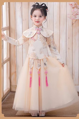秋冬女童漢服 / 女童唐裝
