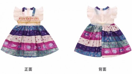 夏季女童西藏民族漢服