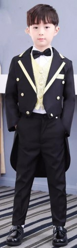 春夏男童英伦燕尾西装 / 花童服 / 主持人服 / 演出服 (6件套装)