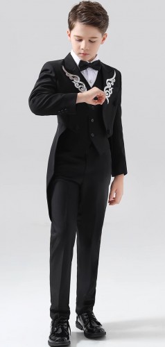 男童英倫燕尾西裝 / 演出服 / 主持人服 (五件套 )
