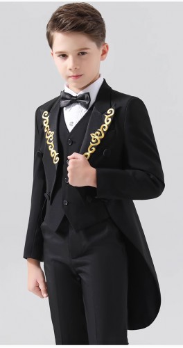男童英倫燕尾西裝 / 演出服 / 主持人服 (五件套 )
