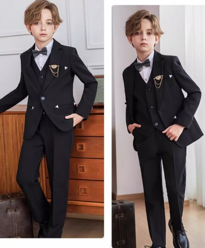 男童英倫西裝 / 花仔服 / 主持人服 / 演出服 ( 六件套 )