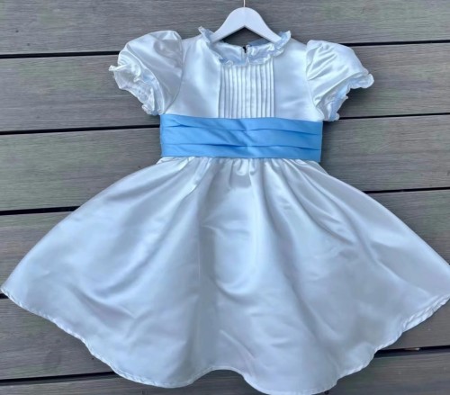 歐式女童緞面蝴蝶結公主裙 / 花女裙 / 禮服裙