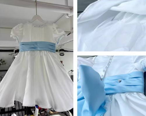 歐式女童緞面蝴蝶結公主裙 / 花女裙 / 禮服裙